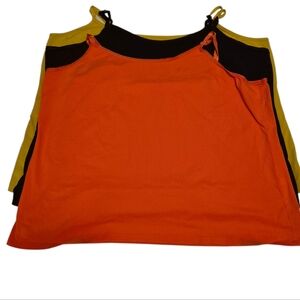 Lane Bryant Soft Cotton Camisoles, Bundle Of 3, Plus Size 26/28